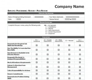 Free Employee Performance Review Checklist