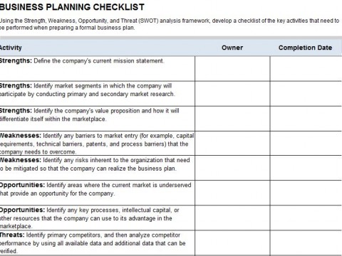 Small business subcontracting plan checklist