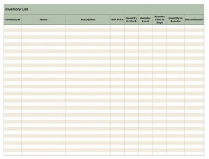 Free Retail Inventory Checklist