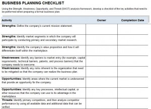 Free Business Continuity Plan Checklist