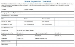 Free Safety Inspection Checklist
