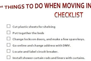First Things to Do When Moving