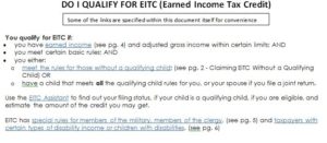 Do I Qualify for EITC