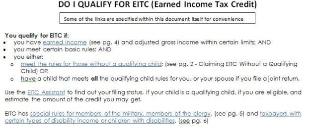 Do I Qualify For EITC